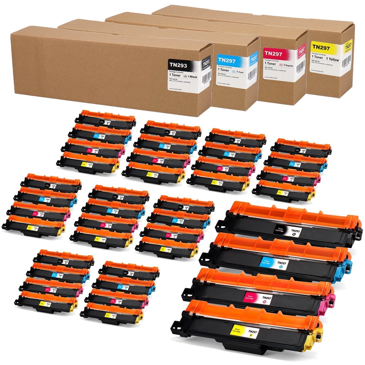 TN-293 TN-297 互換トナーカートリッジ 4色セット – インクのチップス本店