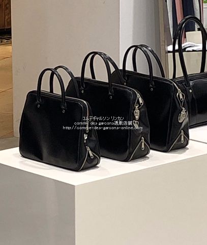 コムデギャルソン 黒ハンドバッグ | コムデギャルソン リンカン-comme