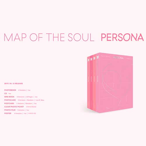 MAP OF THE SOUL : PERSONA [輸入盤][4形態セット][CD] - BTS