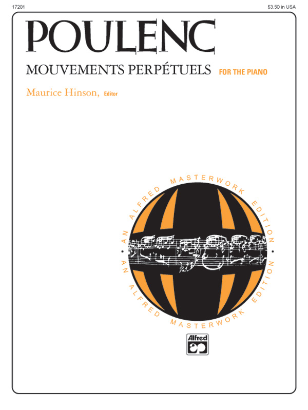 Poulenc: Mouvements perpétuels: Piano: Francis Poulenc | Alfred Music