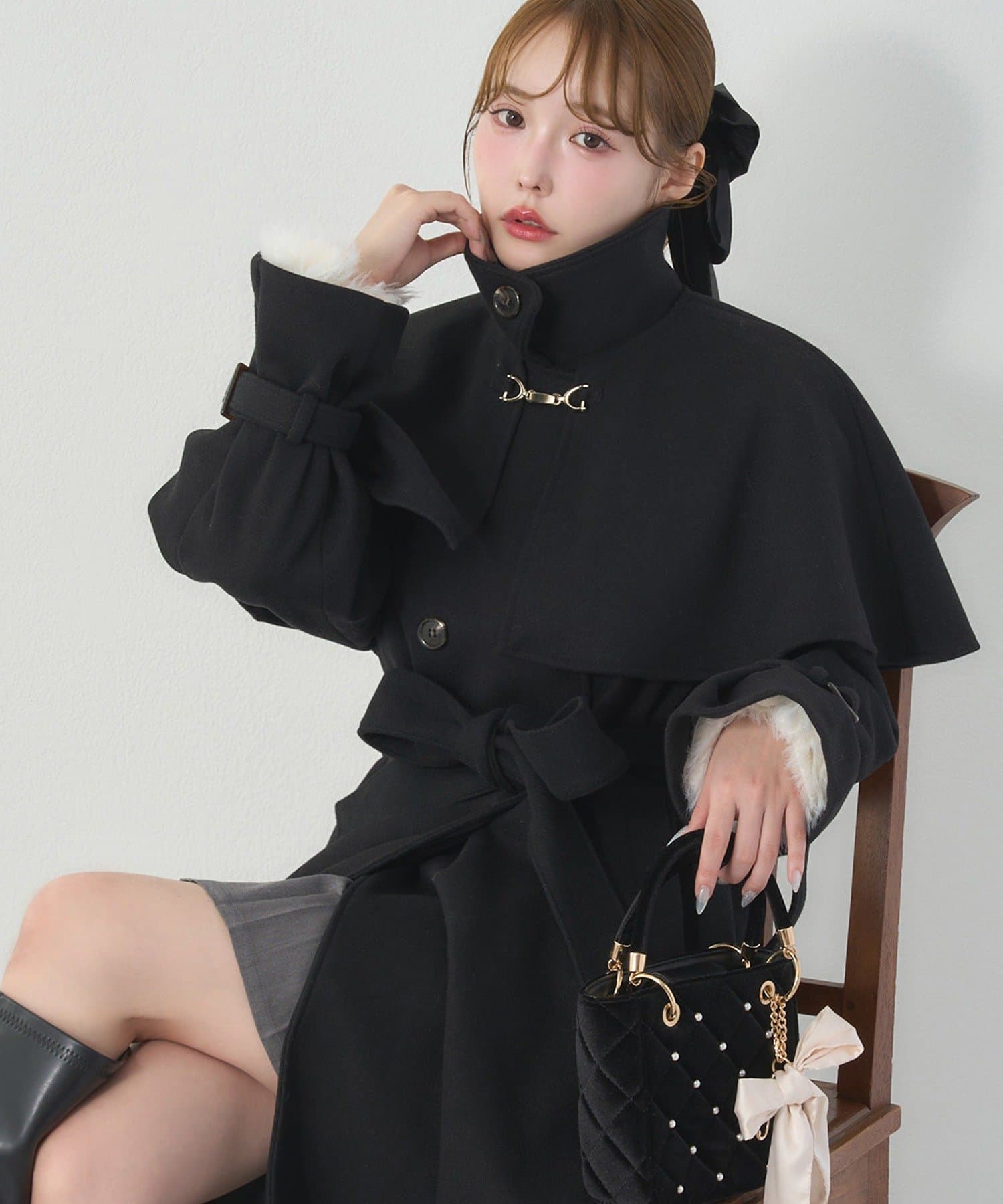 リバイバル/WEB限定】ケープ付きマルチウェイコート | one after