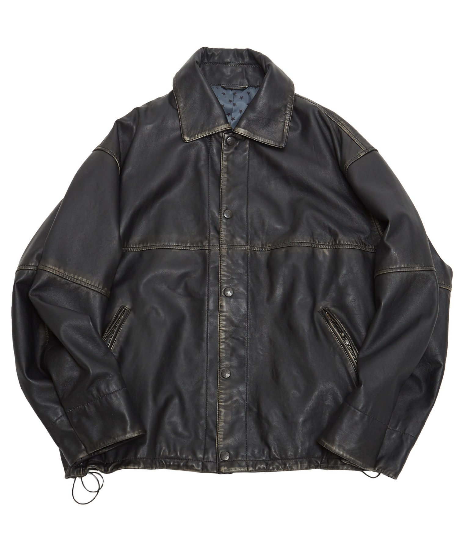 DAMAGED SHEEP LEATHER JACKET｜CONVERSE TOKYO (コンバーストウキョウ