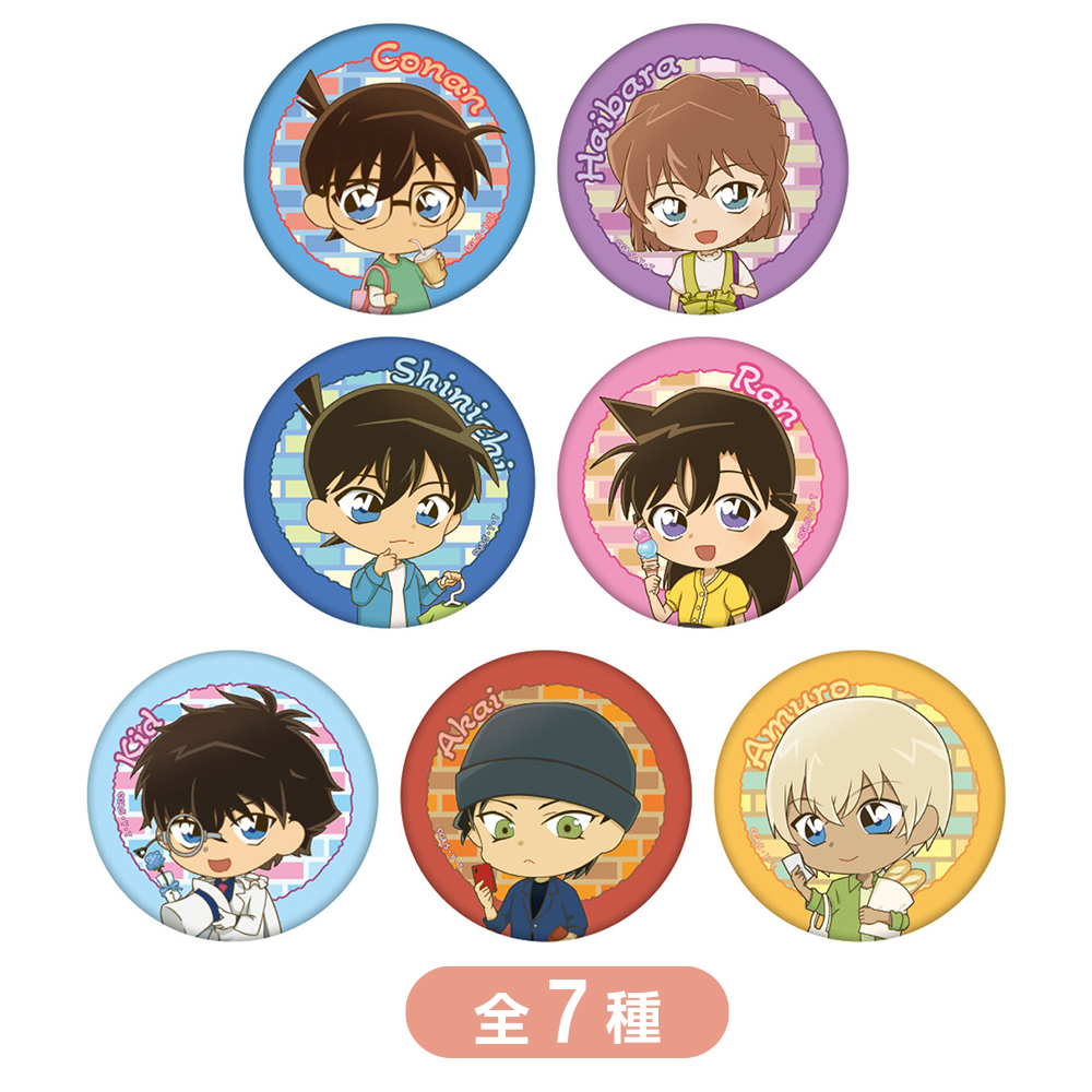 名探偵コナン NEWDAYS ねずみ トレーディング缶バッジ 毛利蘭 名探偵