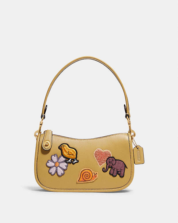 公式】COACH – コーチ | スウィンガー 20 ウィズ クリーチャー パッチ