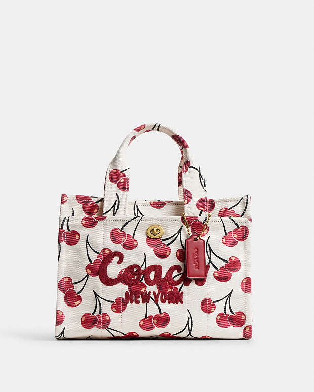 公式】COACH – コーチ | カーゴ トート バッグ 26・チェリー プリント