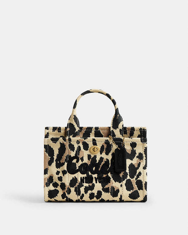 公式】COACH – コーチ | カーゴ トート バッグ 20・レオパード プリント