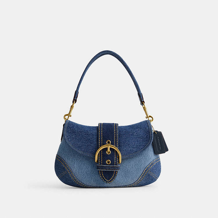 COACH® Outlet | Soho Flap Bag In Repurposed Denim