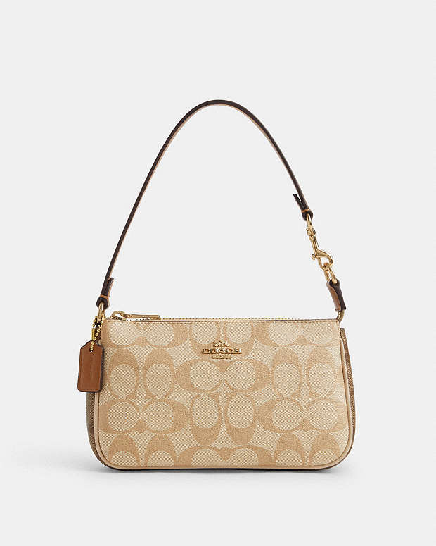 COACH® FI | Nolita 19 In Blocked Signature Canvas