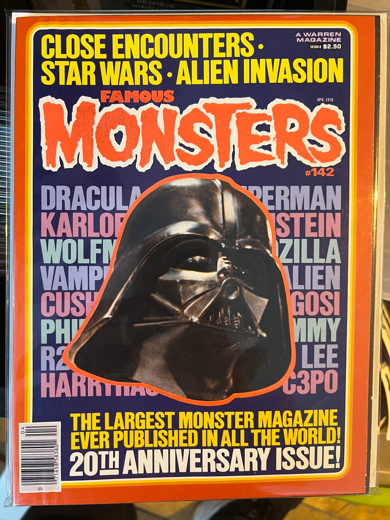 FAMOUS MONSTERS OF FILMLAND #142 20th Anniversary Oversized issue