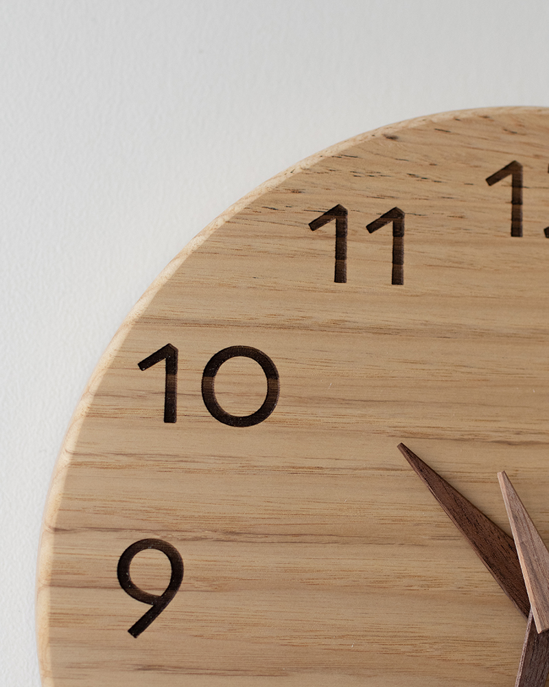 木の振り子時計 maru 栗2 | cocochi ｜ 家具と服と暮らしの店｜静岡県