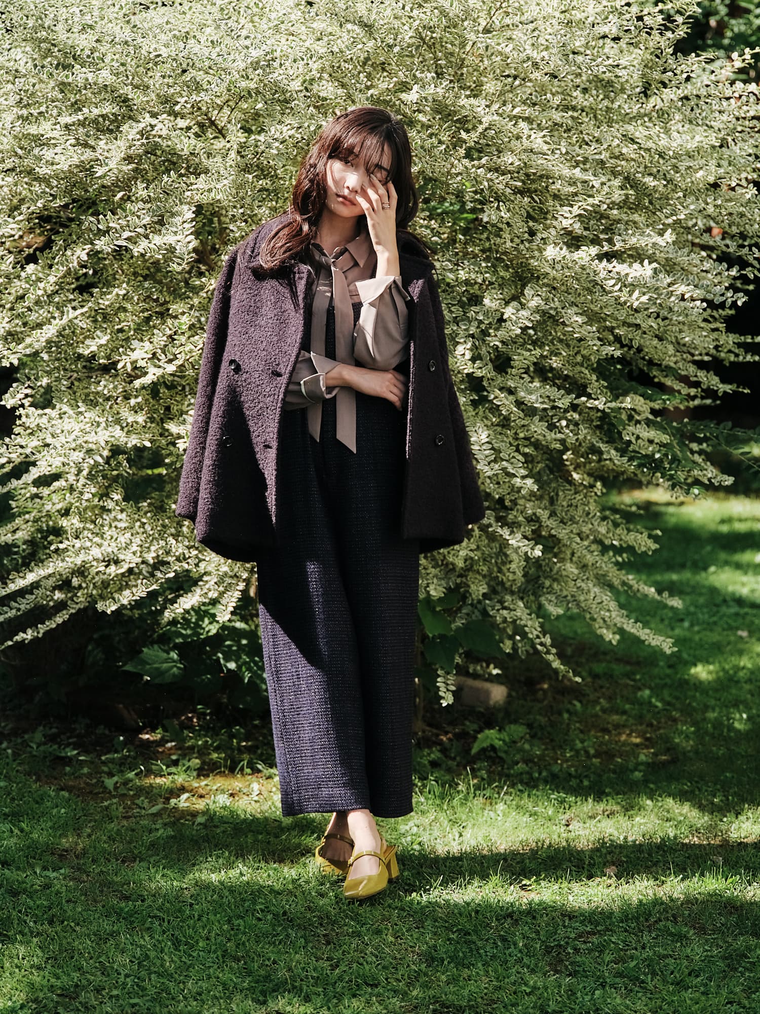 ウールループダブルコート | 小柄・低身長女性向けファッション通販