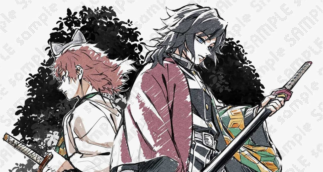 鬼滅の刃 “柱”テーマのufotable描き下ろし第1弾 義勇&錆兎のイラスト解禁!