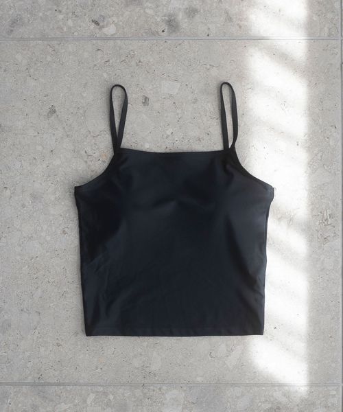 WEB限定】ポーチ付きボーダートップススイムウエア4点セット