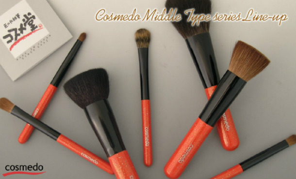 コスメ堂 【熊野筆メイクブラシ】 熊野筆 ミドルタイプJシリーズ アイ