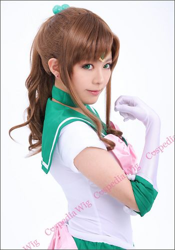 セーラームーン セーラージュピター 風 ウィッグ セーラームーン 風