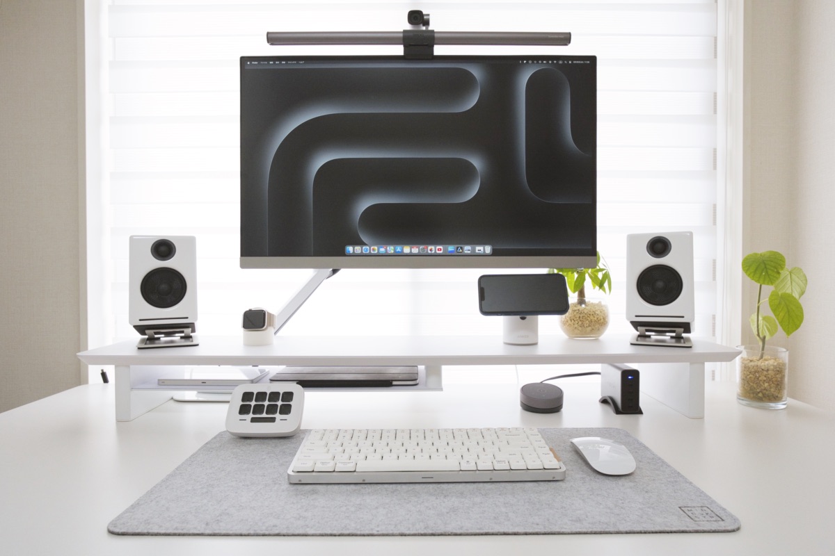 amesoba デスクシェルフ MASSIRO』レビュー｜Grovemadeっぽい真っ白な