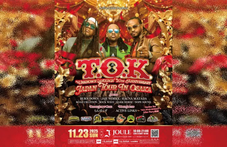 T.O.K Unknown Language 20th Anniversary Japan tour Osaka | clubJOULE