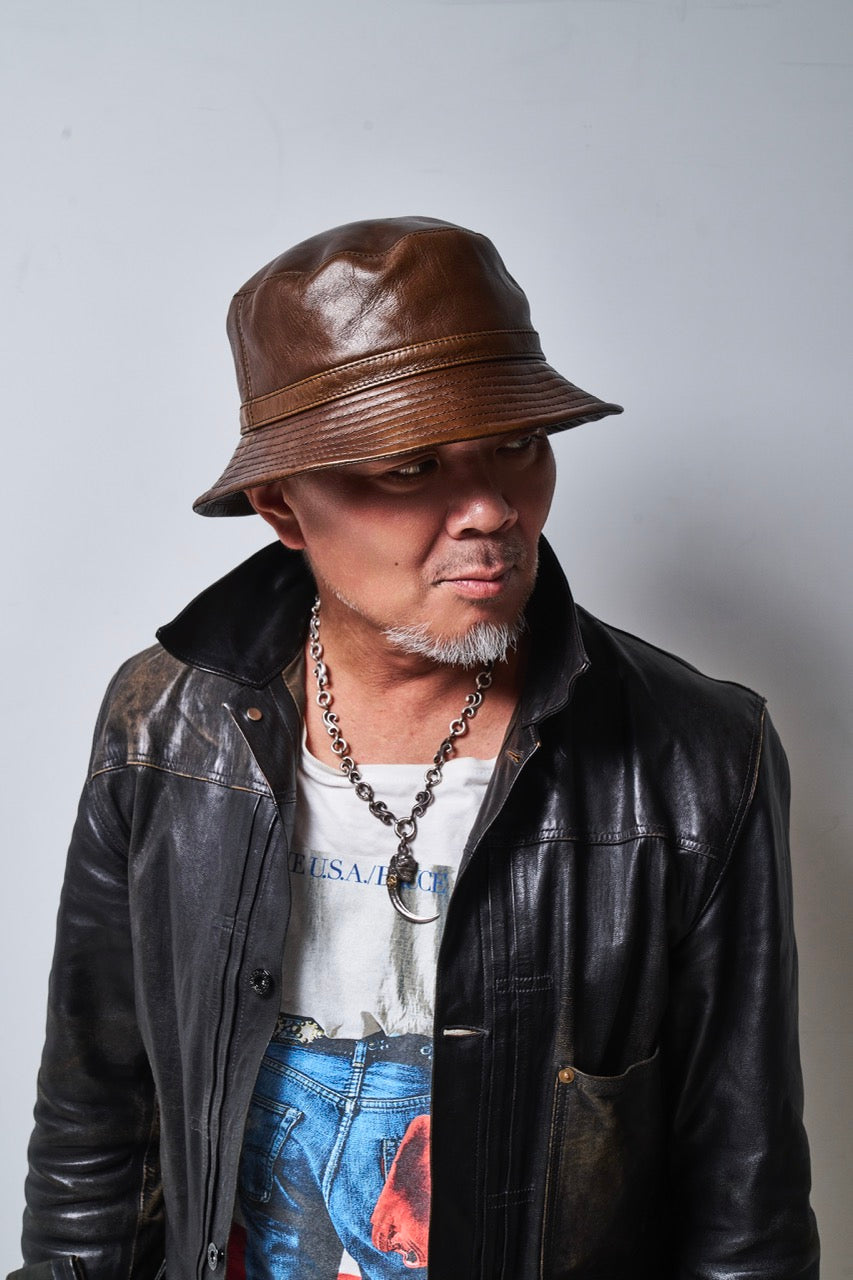 BRUNEL & CO. HATMAKERS × 新喜皮革 × モヒカン小川 茶芯馬革バケット