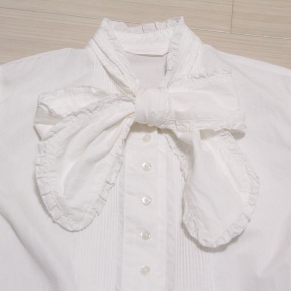 白リボンタイブラウス - ピンクハウス通販｜リサイクルブティックClub