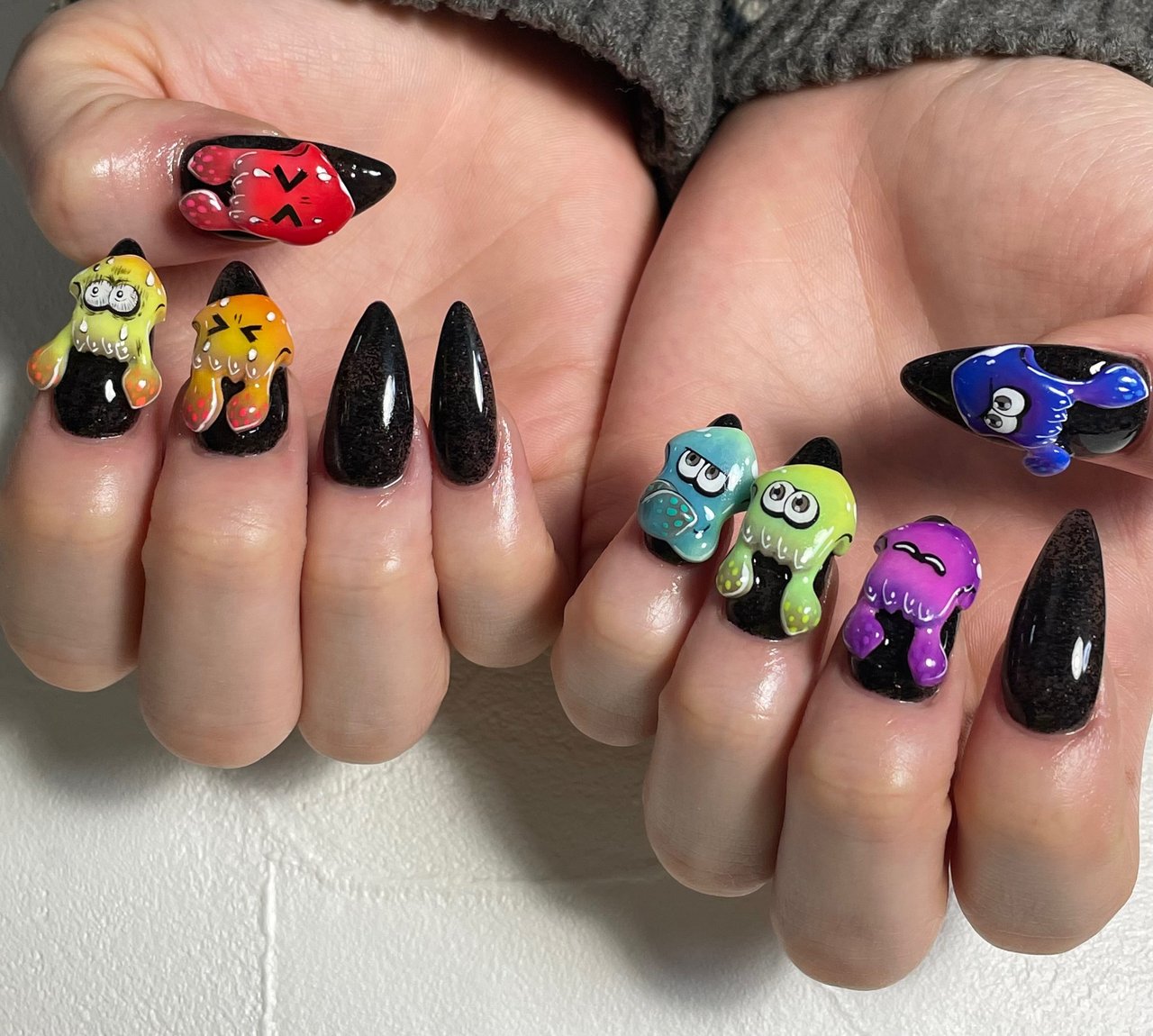 オールシーズン/ハンド/ラメ/ワンカラー/痛ネイル - yuriのネイル