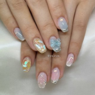 2026年】新着順｜ハート/ガラスフレンチのネイルデザイン｜ネイルブック