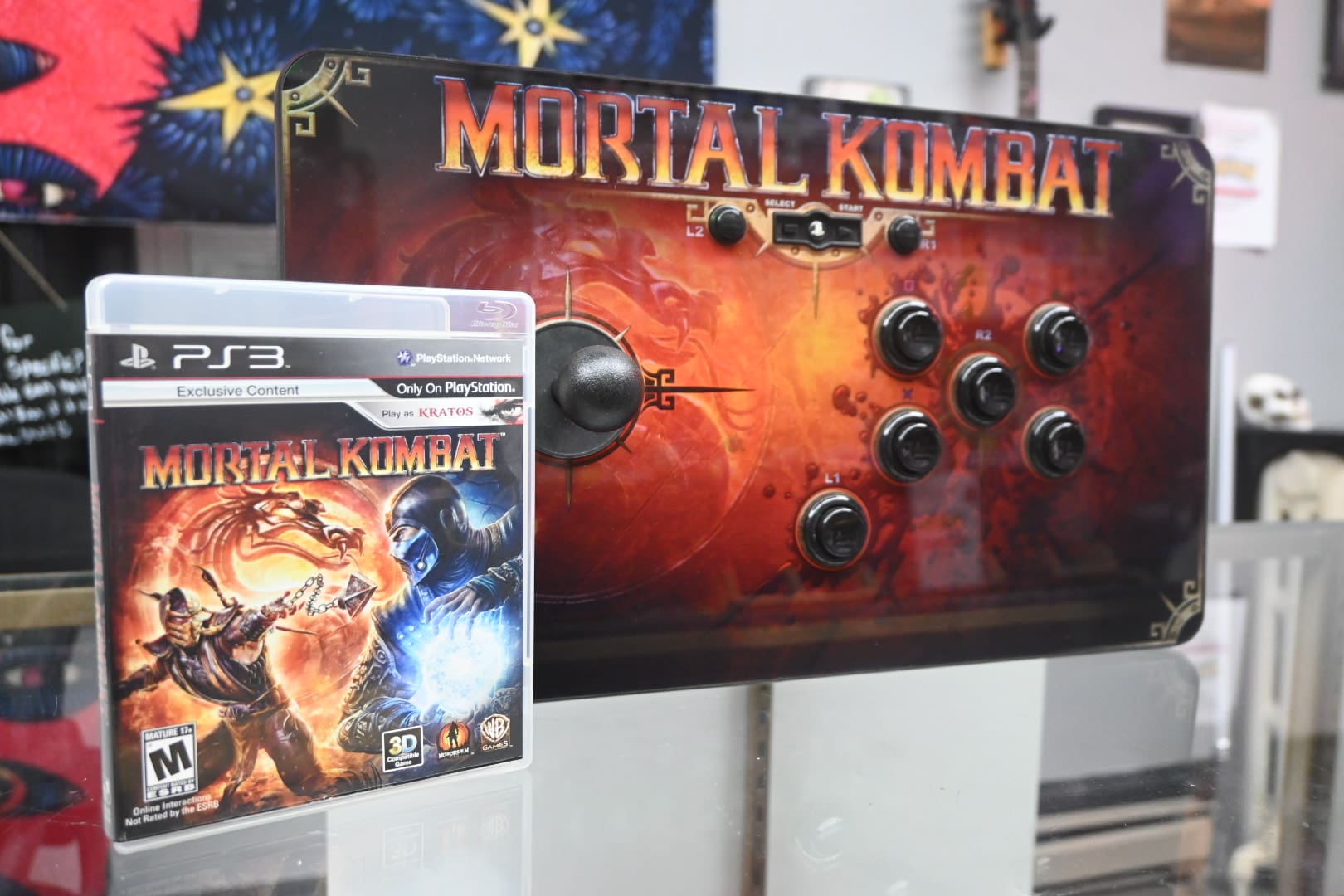 Mortal Kombat PS3 Fight Stick + Game Bundle | Cryptic Collectibles