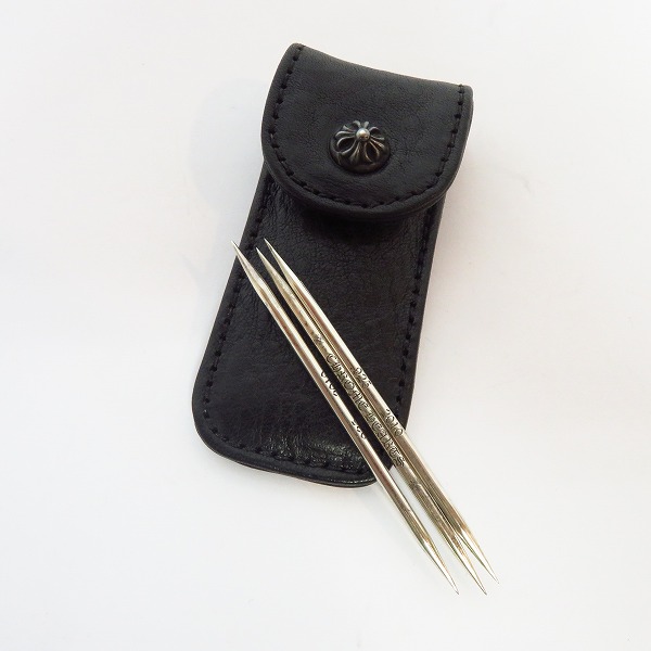 CHROME HEARTS/クロムハーツ 3トゥースピック レザートゥースピック