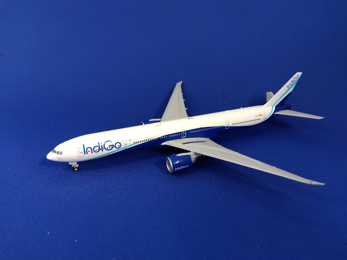 LH4344 JC WING IndiGo / インディゴ B777-300ER TC-LKD 1:400 完売