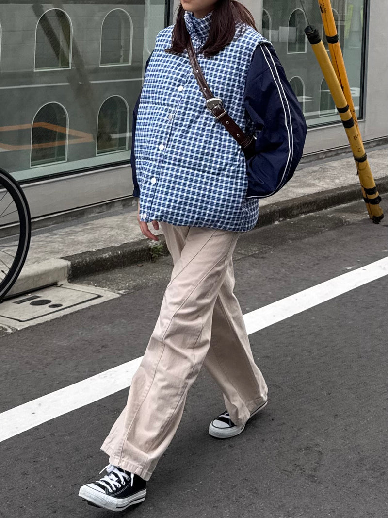 チェックダウンベスト DPB91046 – CRAMMY