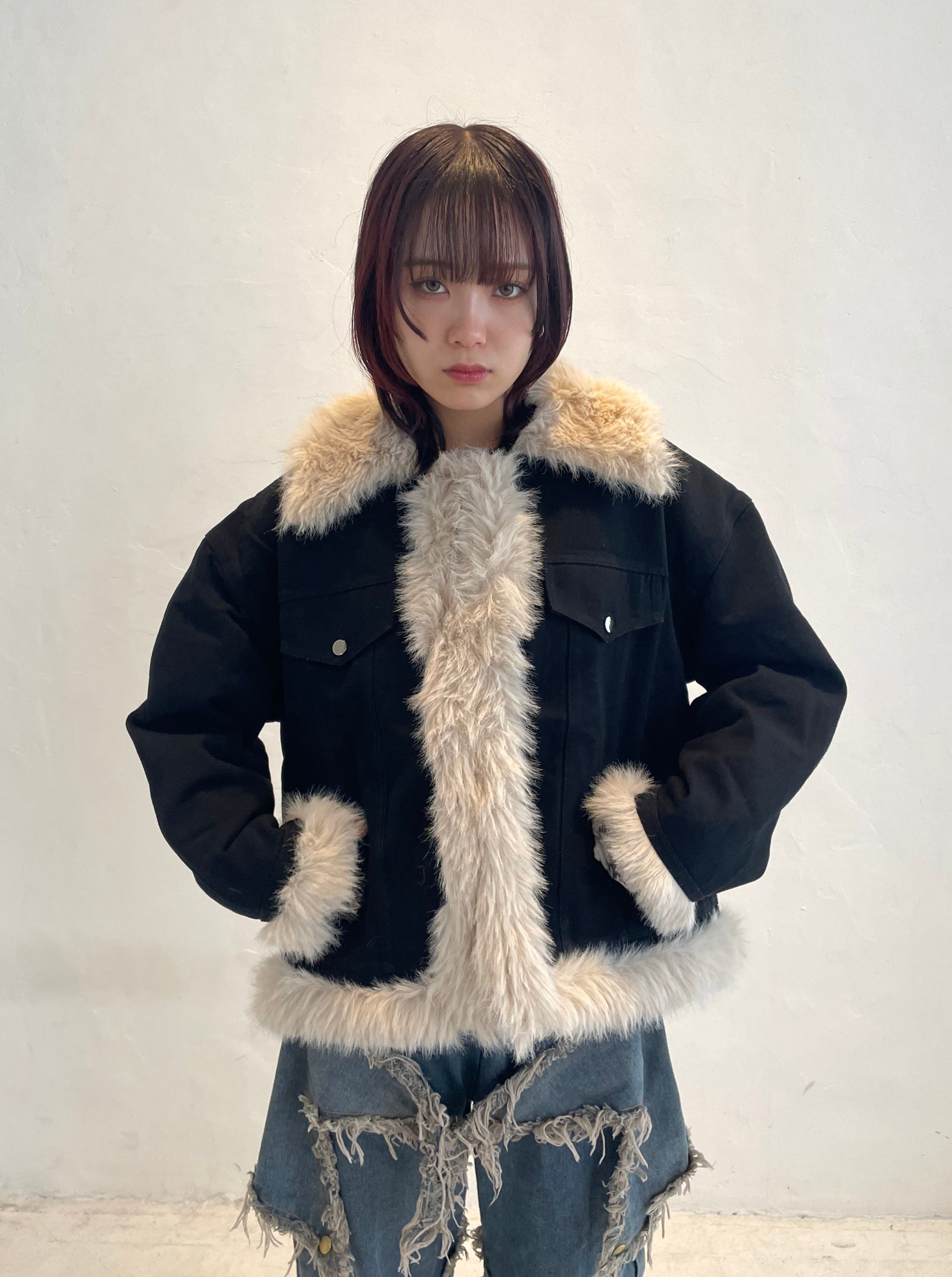 Y2Kボアジャケット DPA20320 – CRAMMY