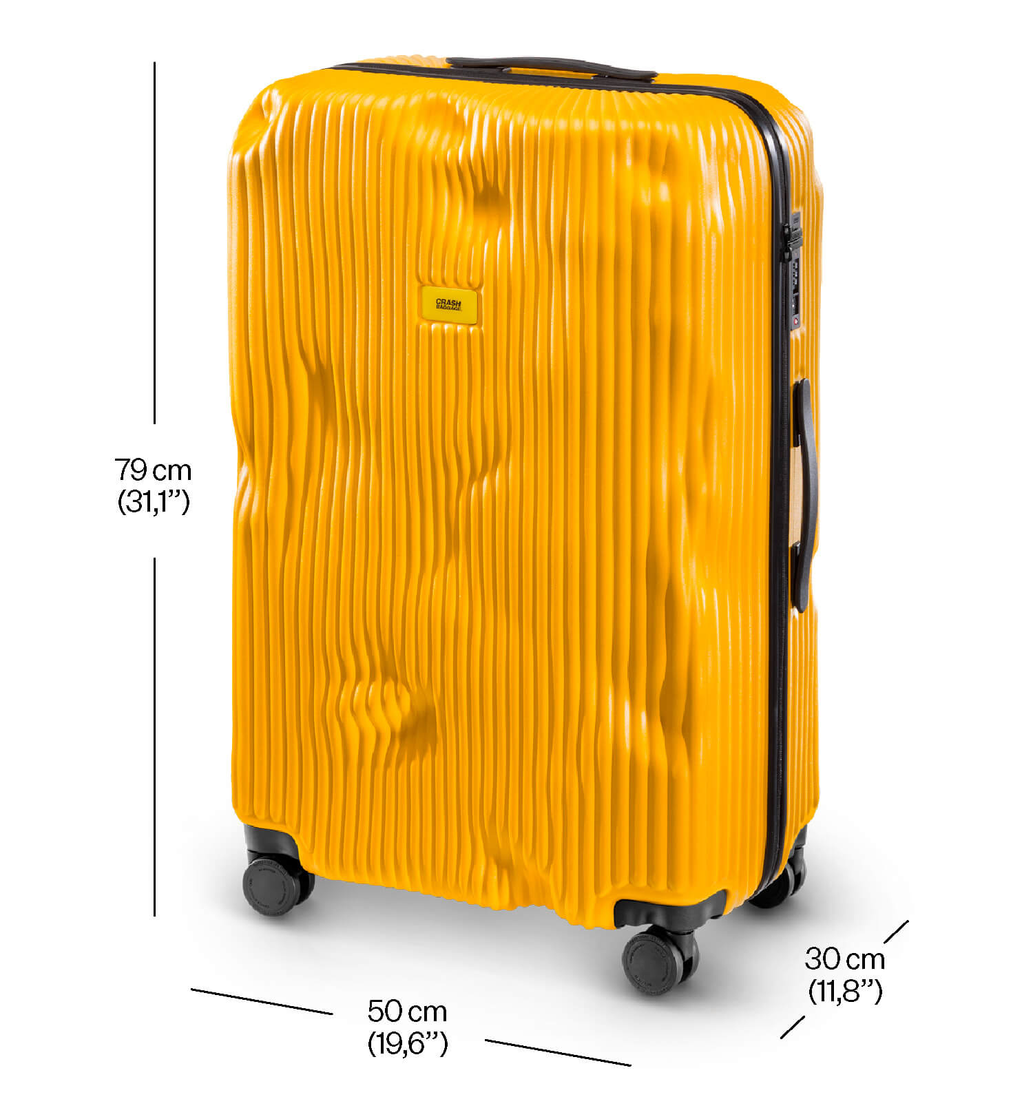 ストライプ】イエロー 7～10泊用｜ストライプ コレクション | CRASH