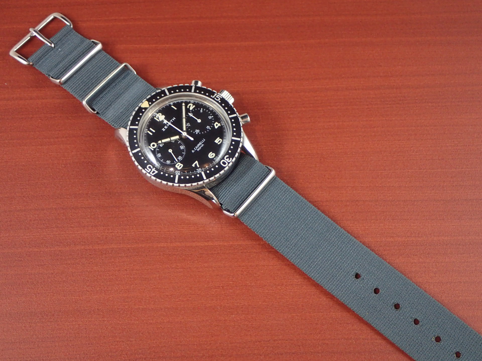 ゼニス イタリア空軍 A.M.I. TIPO CP-2 クロノグラフ 1960年代