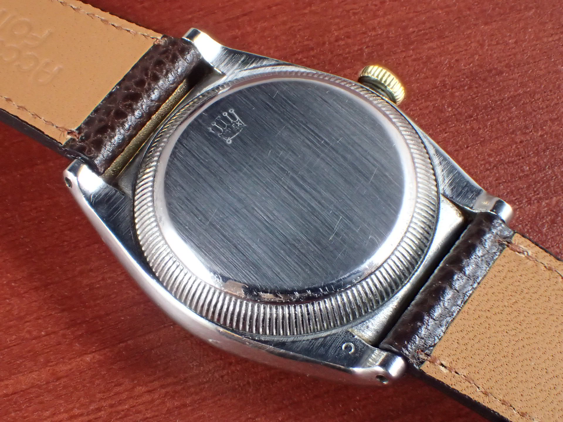 ロレックス バブルバック YG/SSコンビ フーデッド ブラックDL 1940年代