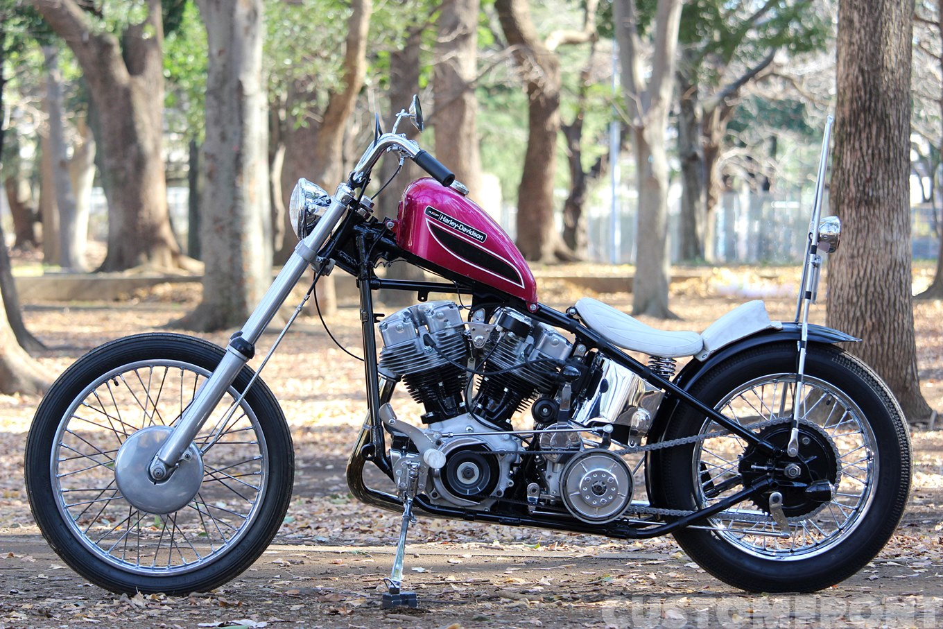 ハーレー ショベル FXE 1976のトラディショナルチョッパー・モトリ