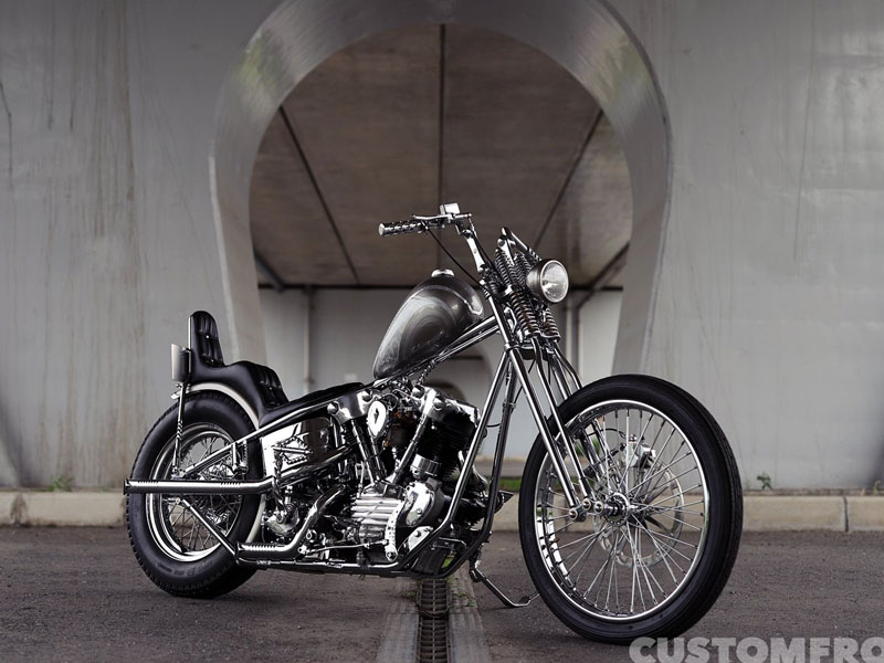 ハーレー ナックルヘッドチョッパーのショーカスタム FL 1941年