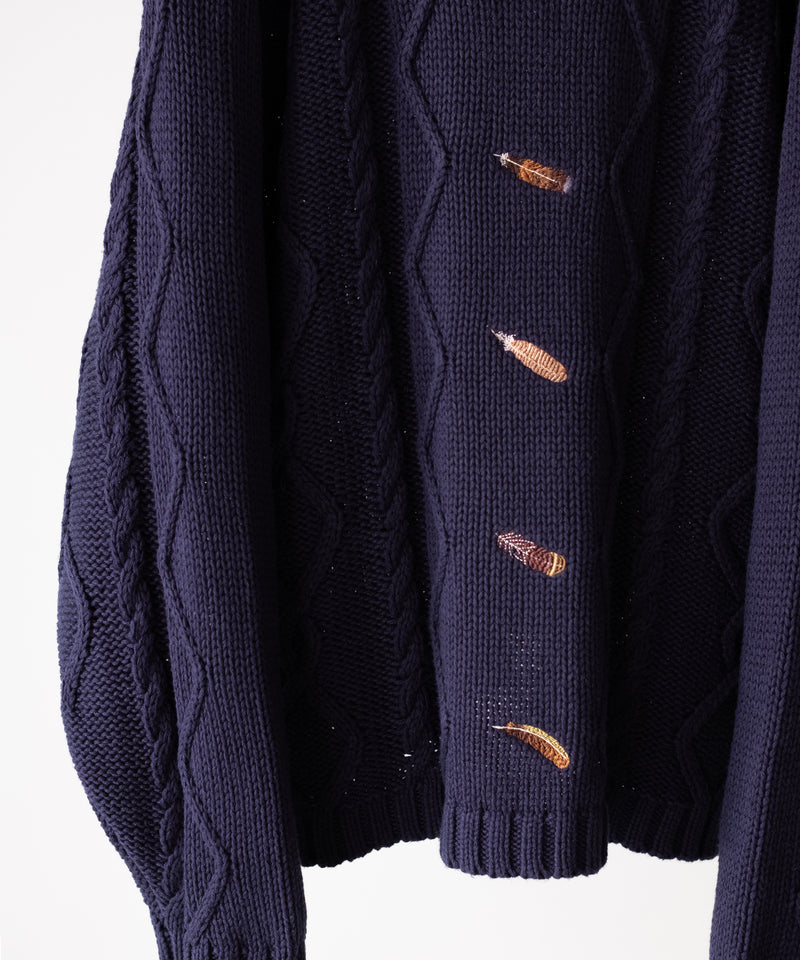 EMBROIDERY CABLE STICH KNIT - ANCELLM – C THE C