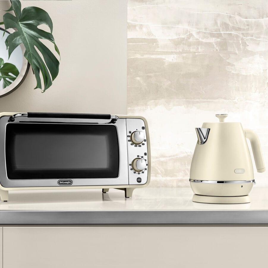 ディスティンタ・ペルラ オーブン＆トースター イエロー EOI408J-Y