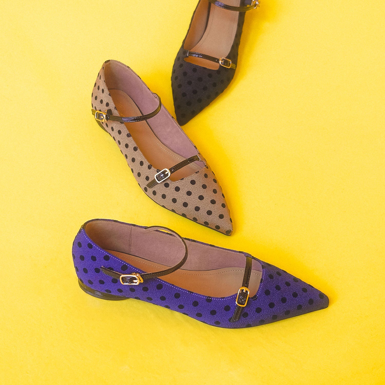 Daniella & GEMMA ONLINE STORE – ダブルベルトストラップフラット