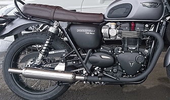 バイクのマフラーを製作,トライアンフ,ボンネビル,T100,大和ステンレス