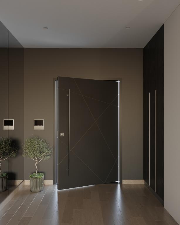 Universal Iron Doors | MATRIX PIVOT LH