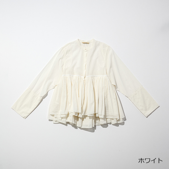 Curensology]レイヤードギャザーブラウス | KOBUNSHA SELECT SHOP