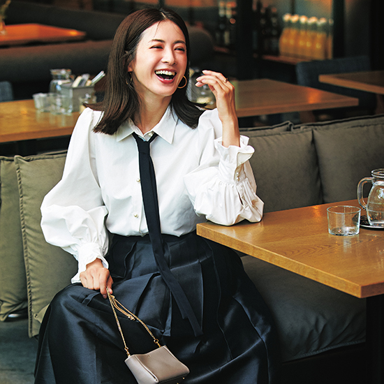 THREE SQUARE]パールボウタイブラウス | KOBUNSHA SELECT SHOP