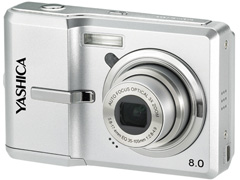 エグゼモード、「ヤシカ」ブランドのコンパクトデジカメ