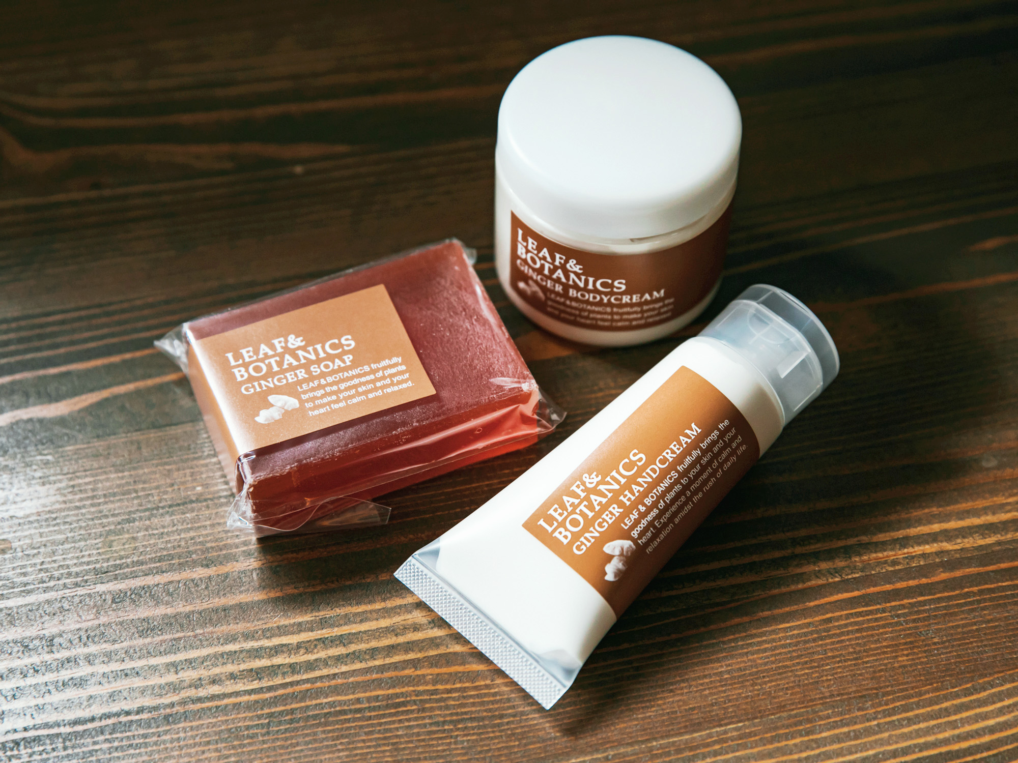LEAF&BOTANICS／ハンドクリーム ジンジャー／松山油脂 | 日用品と雑貨