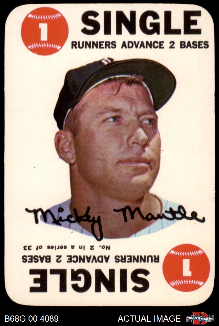1968 Topps Game #2 Mickey Mantle