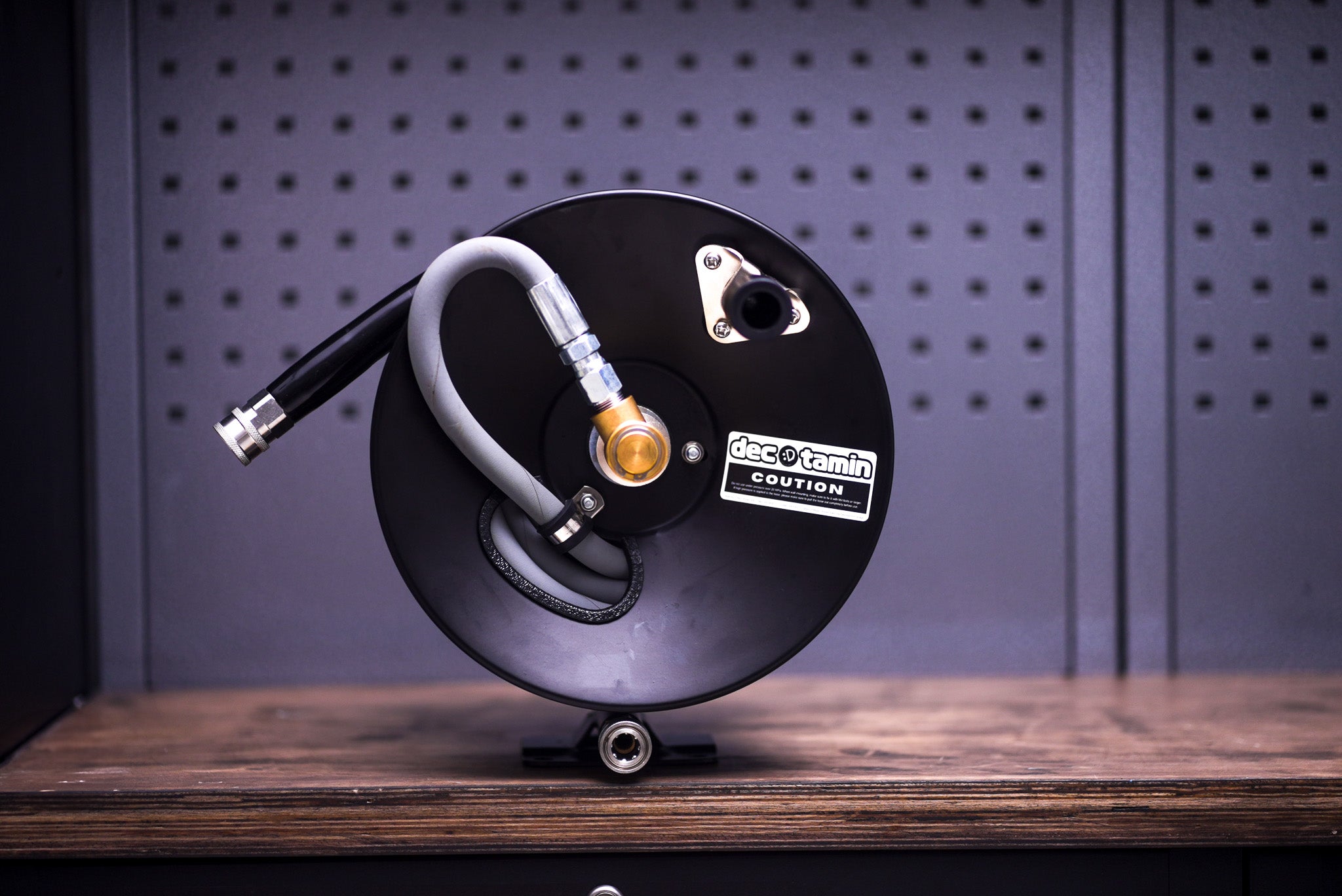 HEAVY DUTYグレーホース スチールドラムリールキット 15m ケルヒャー