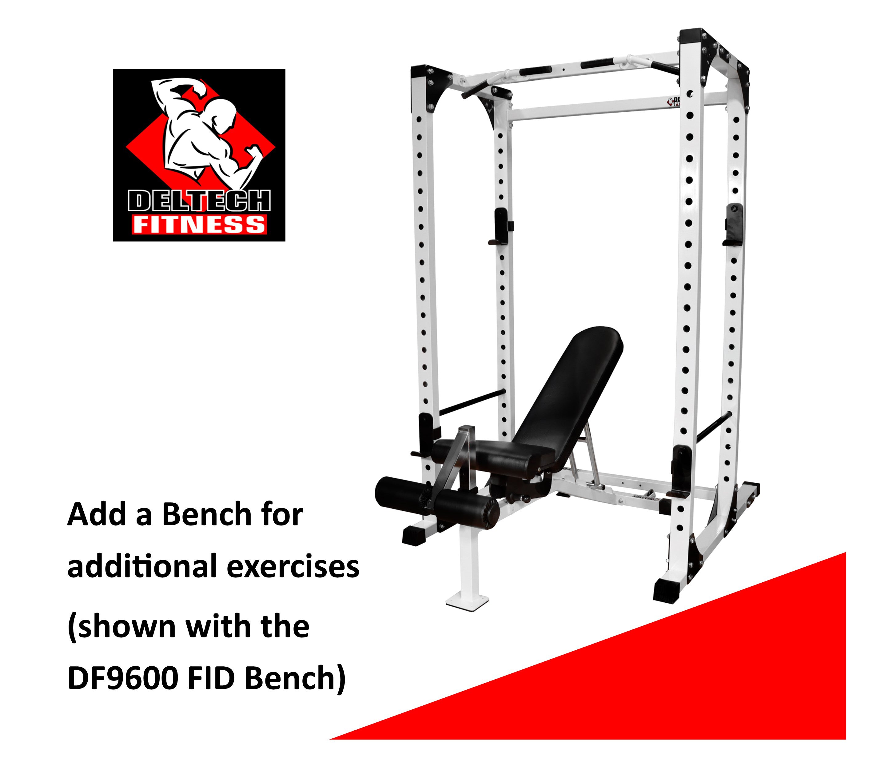 Pro Squat Rack (DF825) – Deltech Fitness