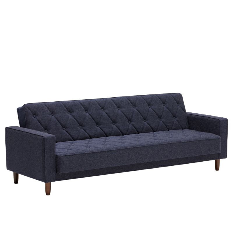 ☆超激カワ！！ カリモク60 オットマン タープブルー ソファ KARIMOKU