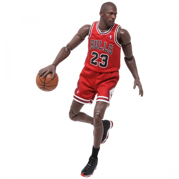 NBA x Enterbay Michael Jordan 1/9 Scale 9 Inch Figure red