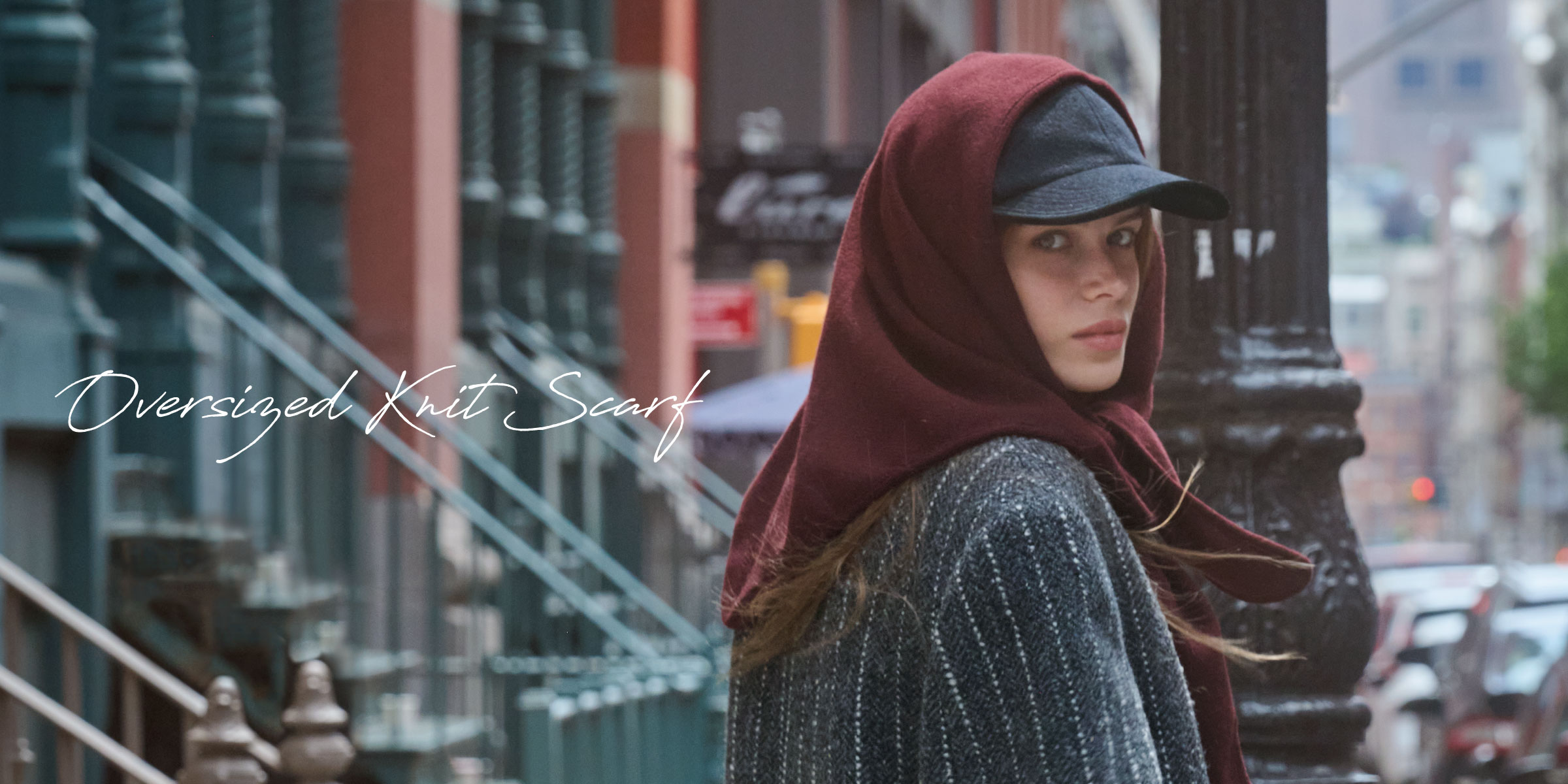 Chapeau d' O】新作オーバーサイズニットスカーフ特集｜OVERRIDE